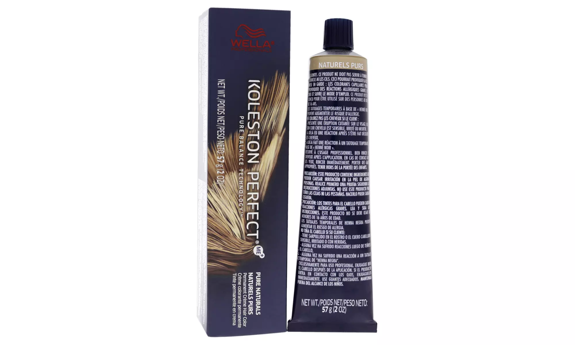 Koleston Perfect Permanent Creme Hair Color - 5-0 Light Brown-Natural Wella 2 oz - Second Medium