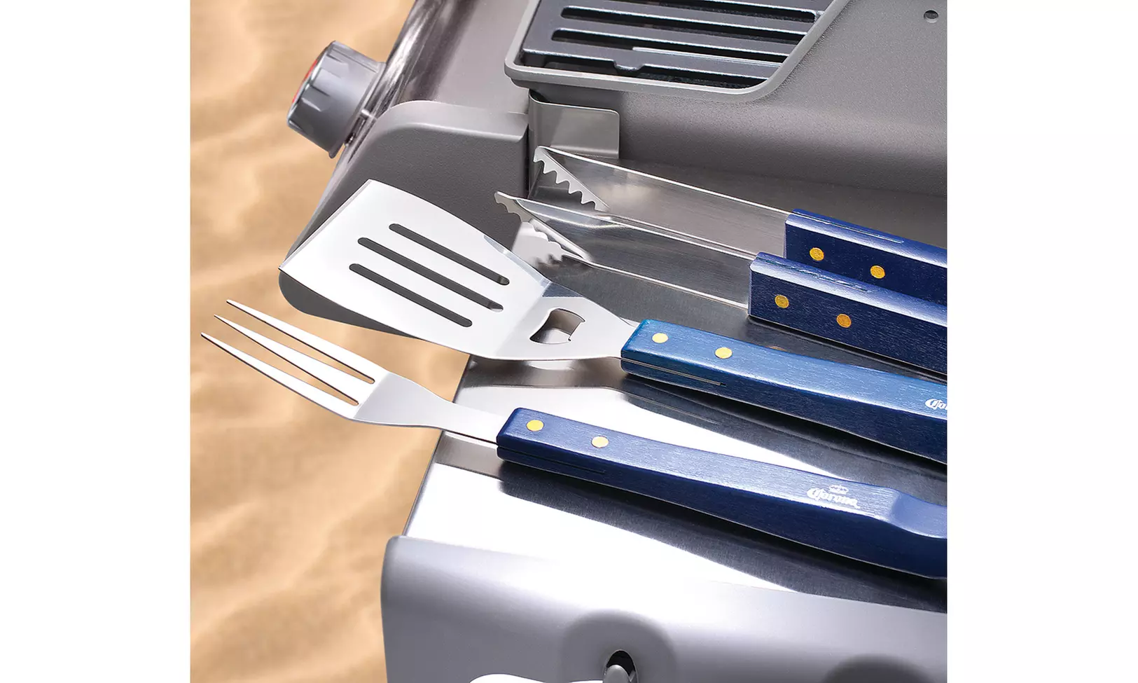 Corona 3 Piece Stainless Steel Grilling Tool Set in 15'' and 20" - Primary Image