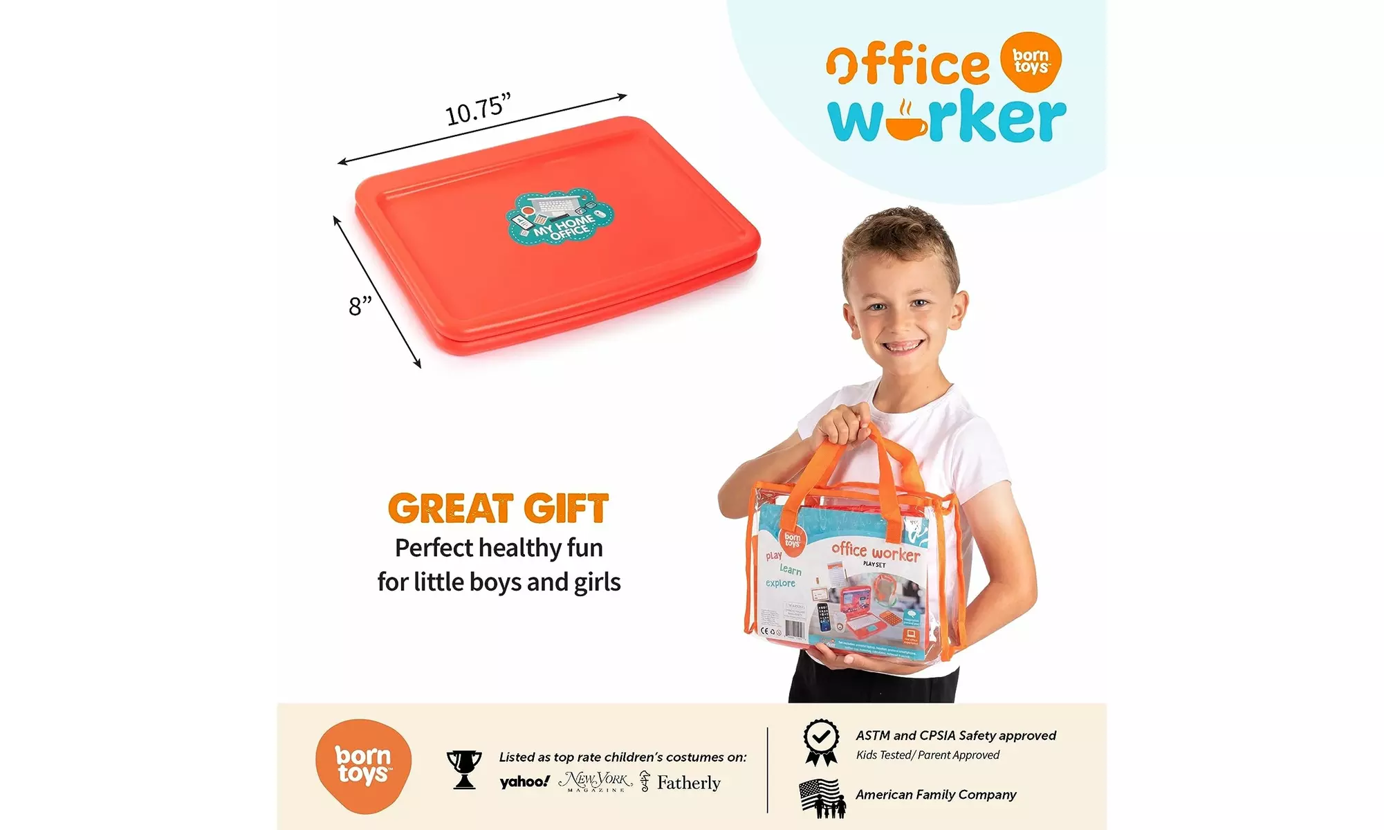 Bintiva Office Worker Set Pretend Play
