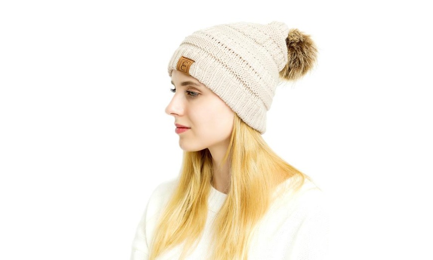 cc chic pom pom beanie