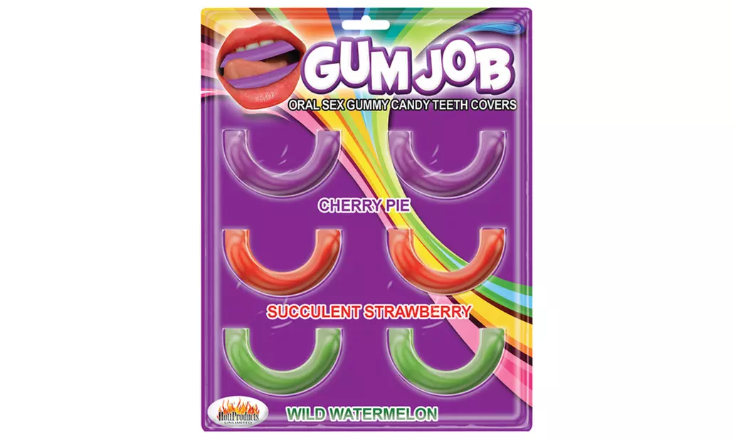 gum job oral sex gummy candy teeth covers - Second Medium
