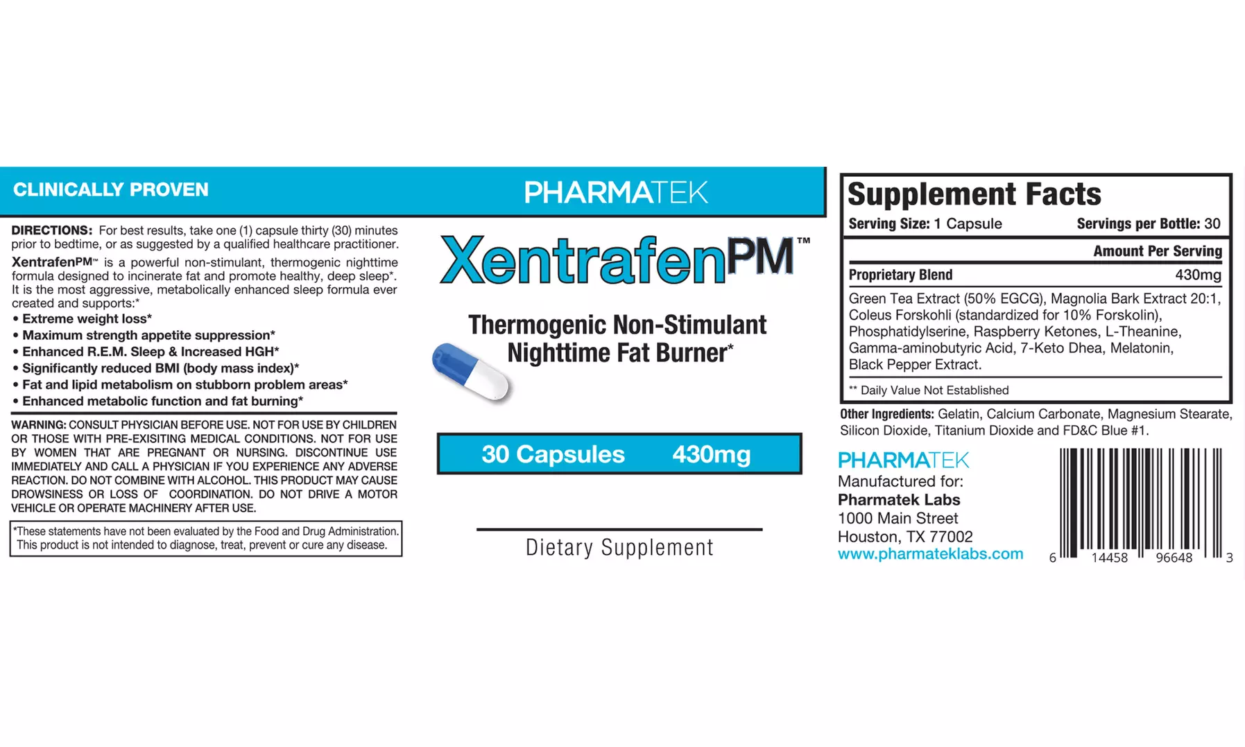Combo Pack of Xentrafen and Xentrafen PM Daytime & Nighttime Diet Pills - Second Medium