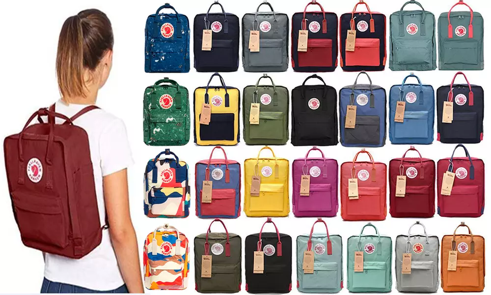Fjallraven Kanken Classic Unisex Daily Backpack(Mini-7L,Medium-16L) - Primary Image