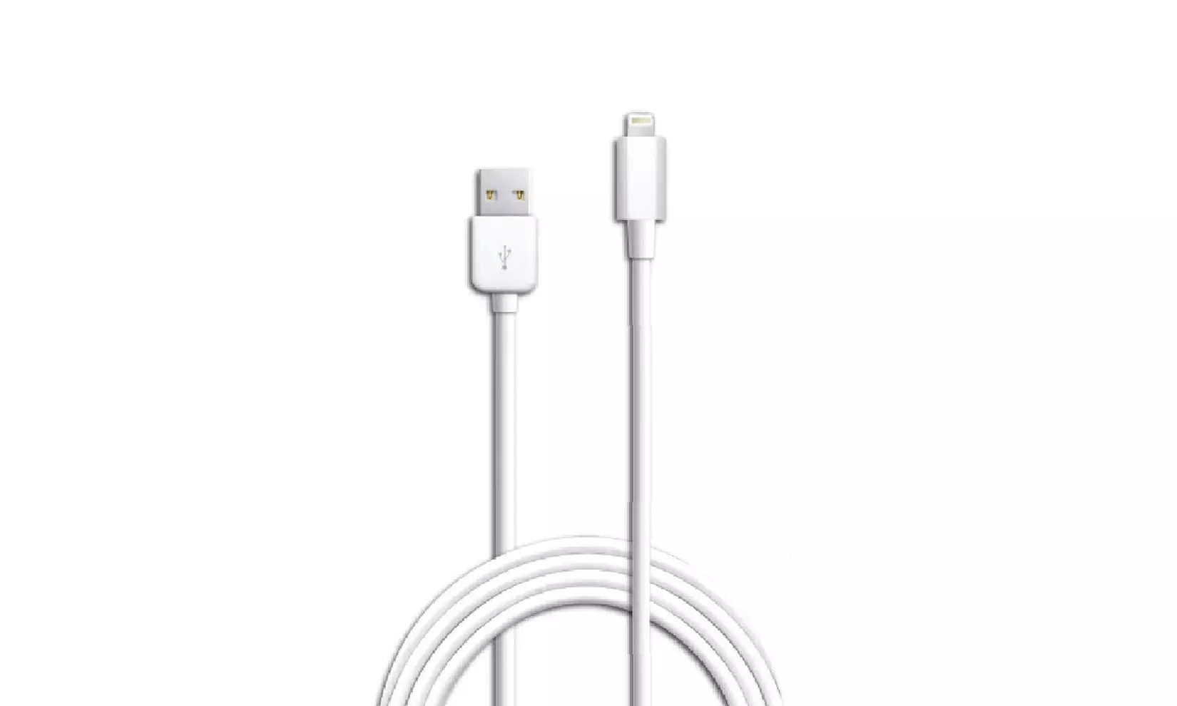 Apple-Certified 6.6 ft Lightning to USB Cable with Wall Charger (1,2, or 5-Pack)