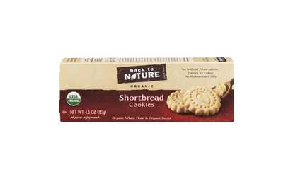 Organic Shortbread Cookies ( 6 - 4.5 oz boxes )