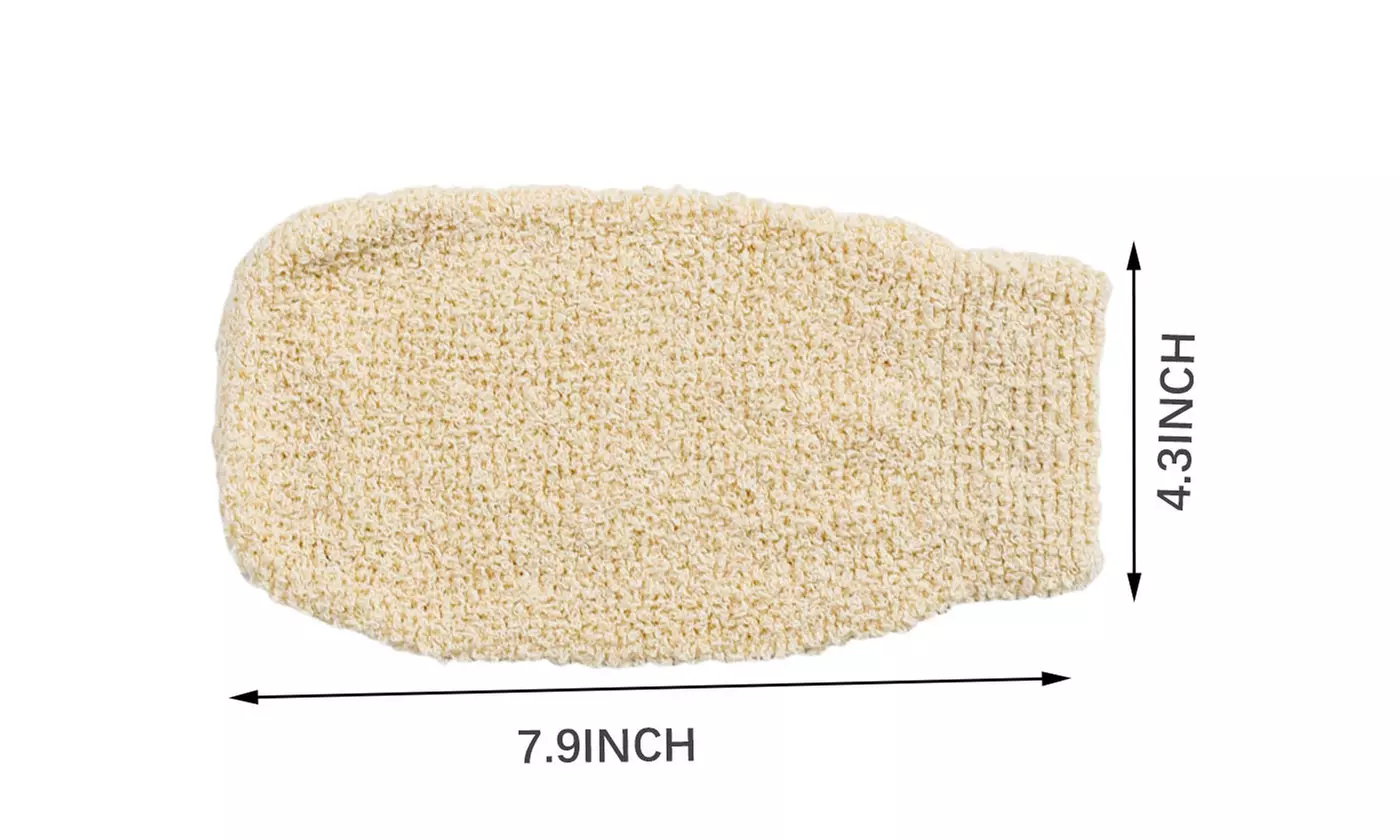 Exfoliating Bath Scrubber Gloves Wash Cloth Shower Spa Body Brush Sponge