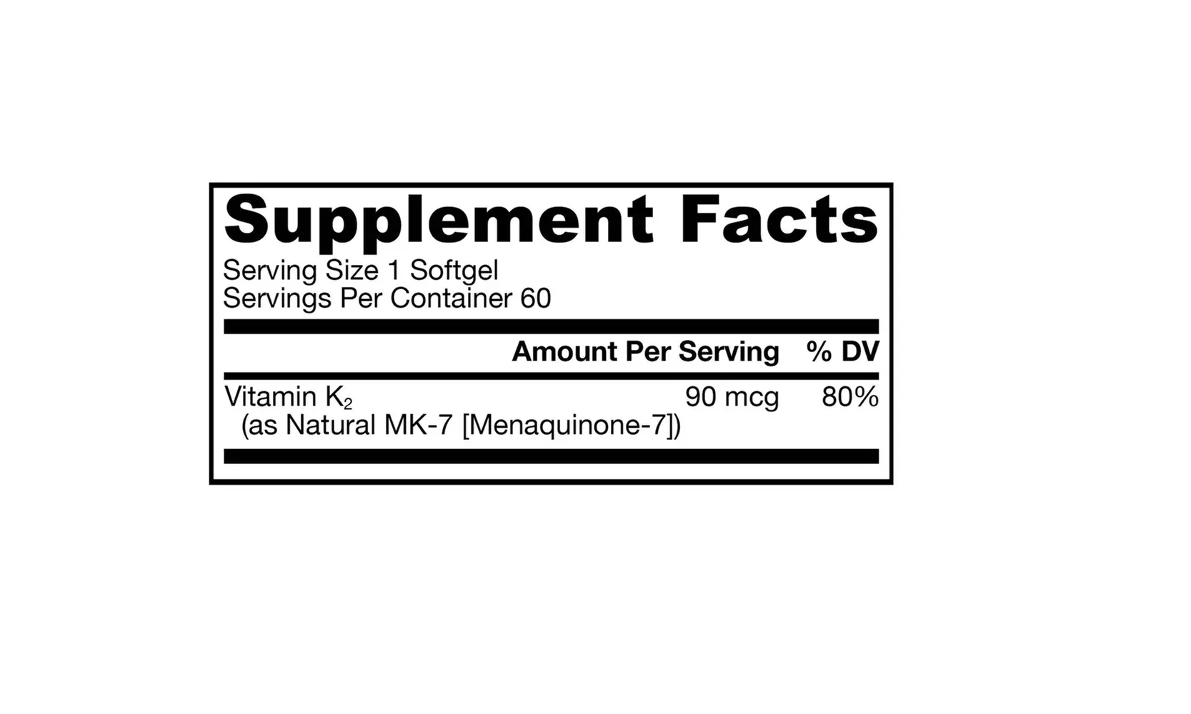 Jarrow Formulas  MK7 (K2) and Biosource Nutrition Pocket Pill Pack - Second Medium
