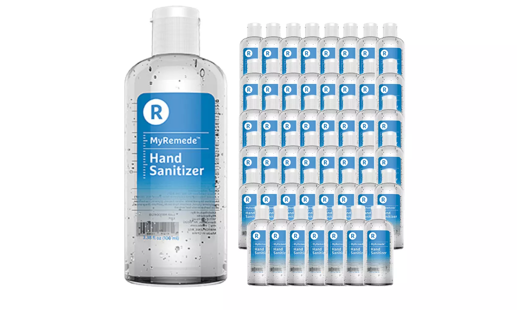 Instant Anti-Bacterial Hand Gel Sanitizer 75% Alcohol 3.38 Oz. Travel Size  - Second Medium