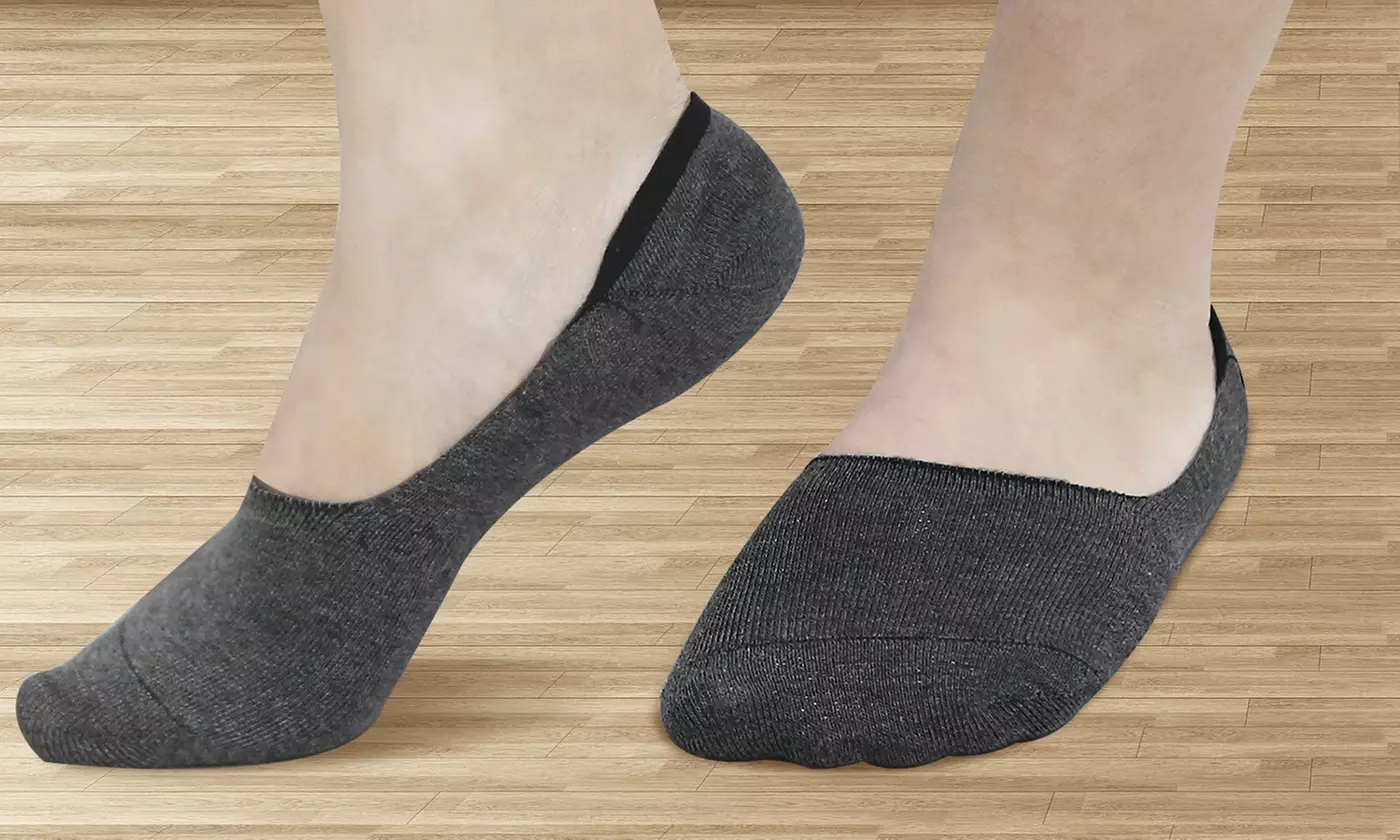 iMounTEK Mens Breathable Thin Low Cut Non-Slip Invisible No Show Socks (5-Pairs)