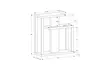 Ruby 32" Long Accent Table - Second Medium