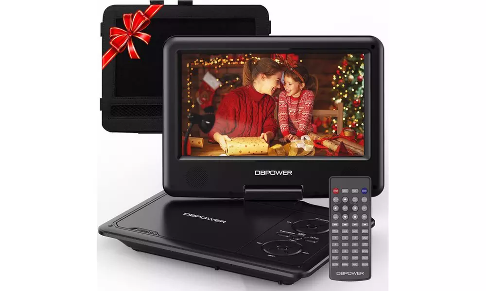 11.5in Portable DVD Player, 9in Swivel Screen Region Free - Primary Image
