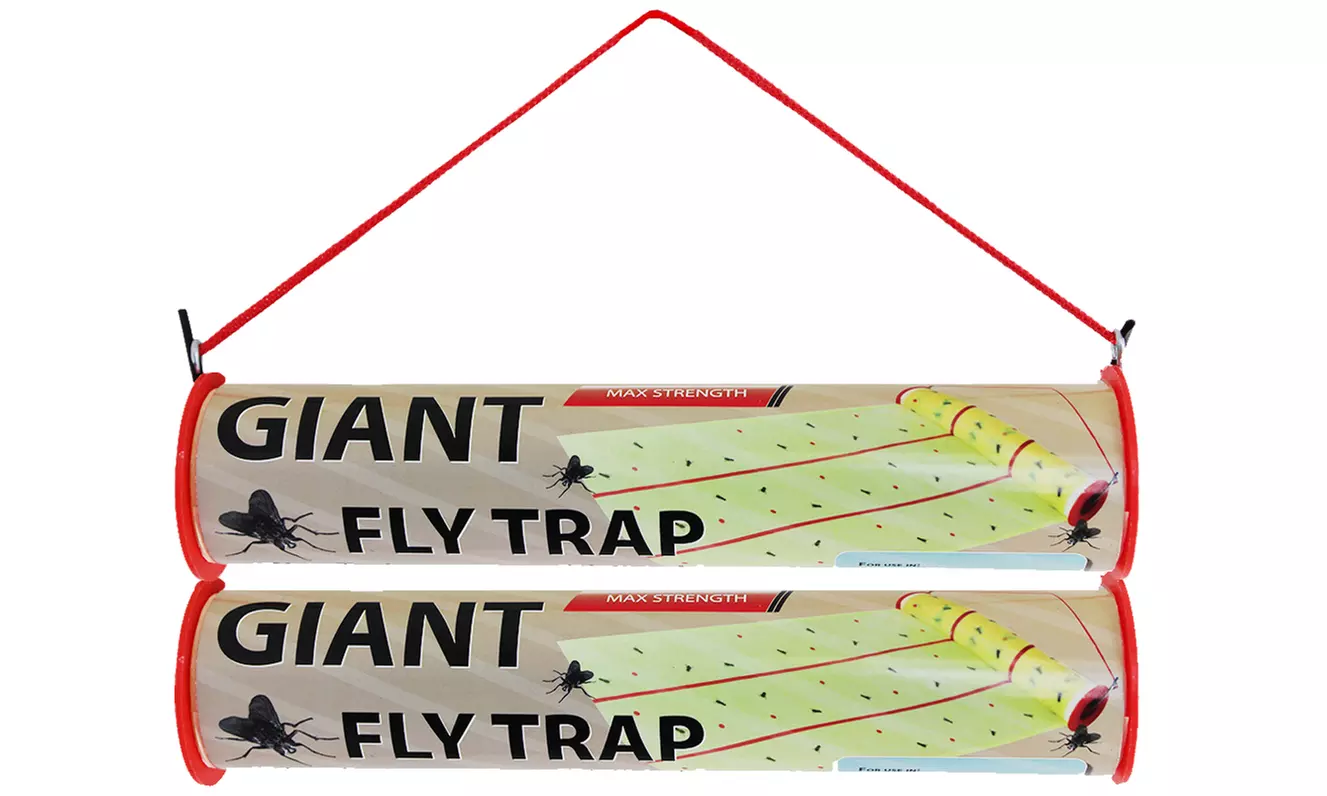 W4W Giant Sticky Fly Trap Roll MAX Strength- Non Toxic for Flies and Other Bugs  - Primary Image