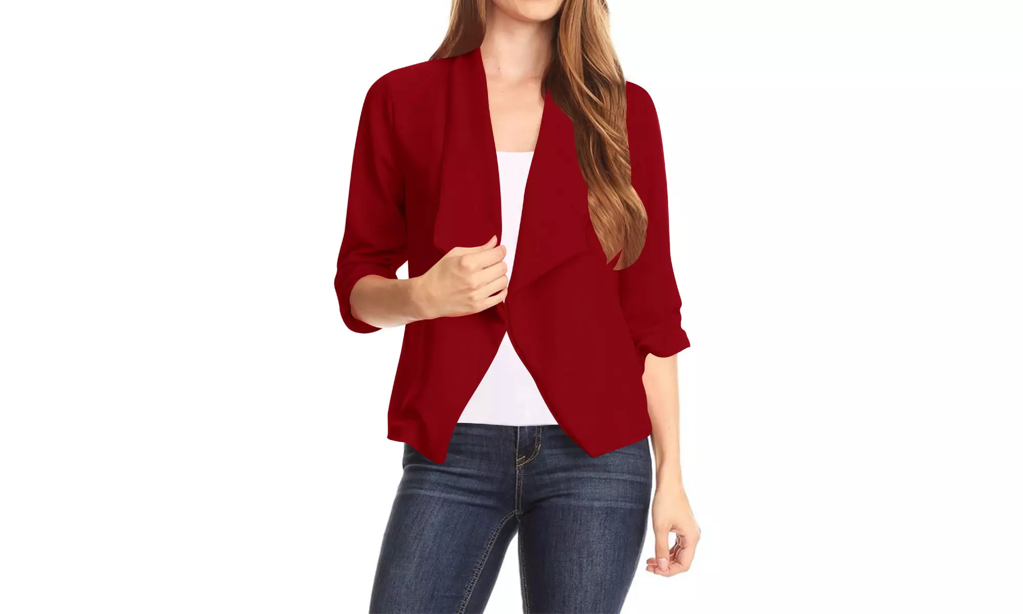 Women's Casual Office Wear Basic Solid Blazer Jacket
