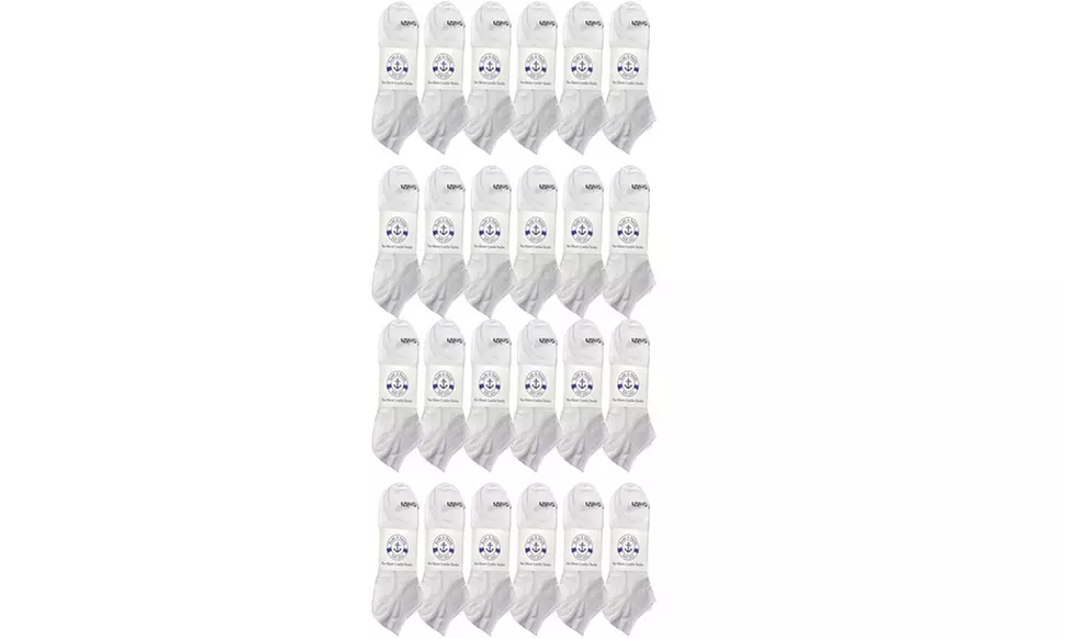 Yacht & Smith 24 Pairs of Low Cut Ankle Socks for Men Bulk Pack