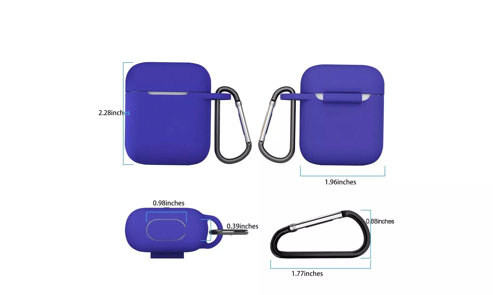 AirPods Silicone Case Cover Protective Skin for Apple Airpod Charging Case