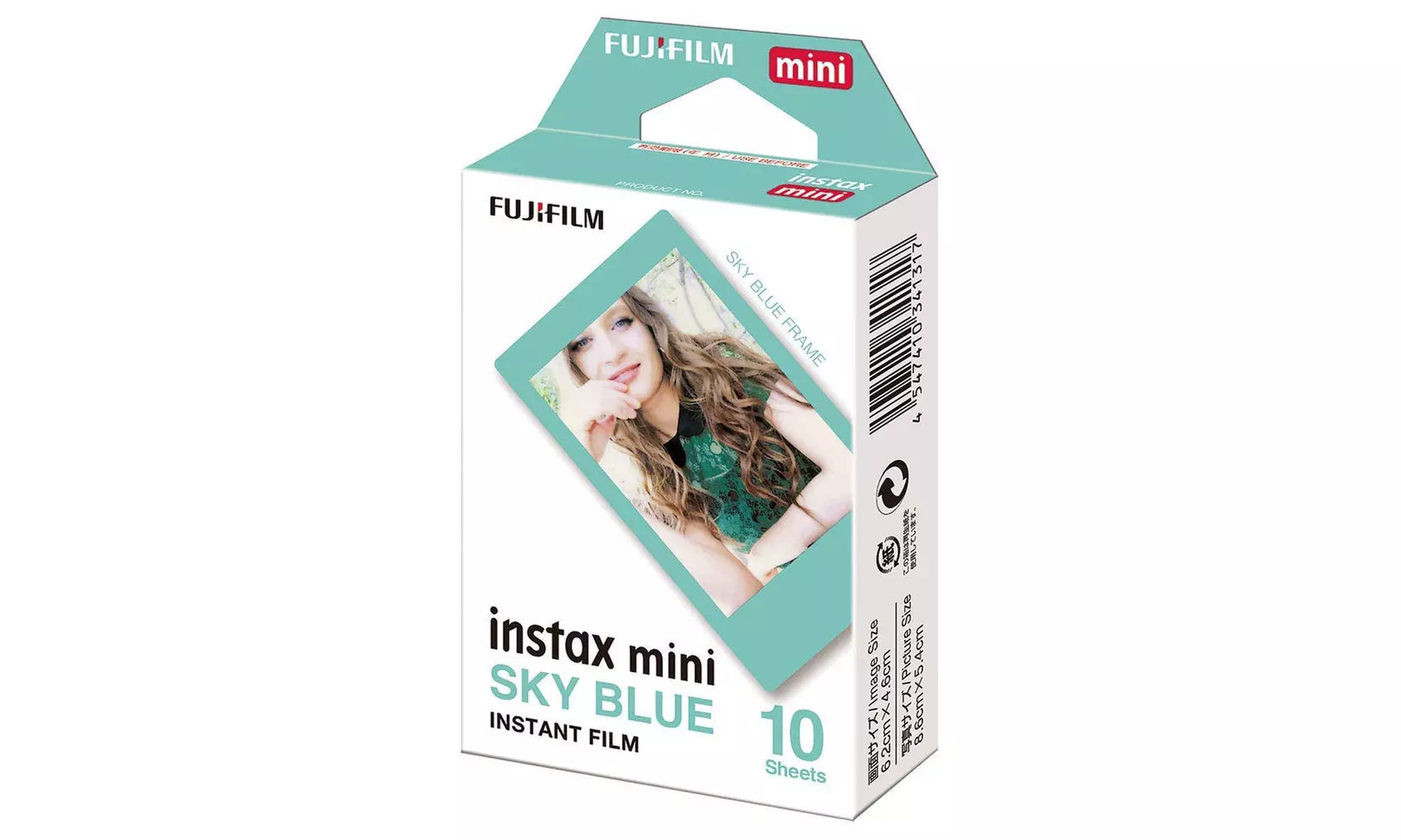 Fujifilm Instax Mini Sky Blue Film - 10 Exposures - Primary Image
