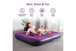 OlarHike Queen air mattress, inflatable single high air bed - Second Medium