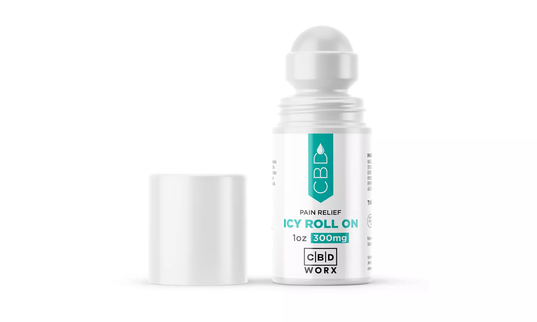 CBD Icy Roll On by CBD Worx, 300mg - 900mg - Second Medium