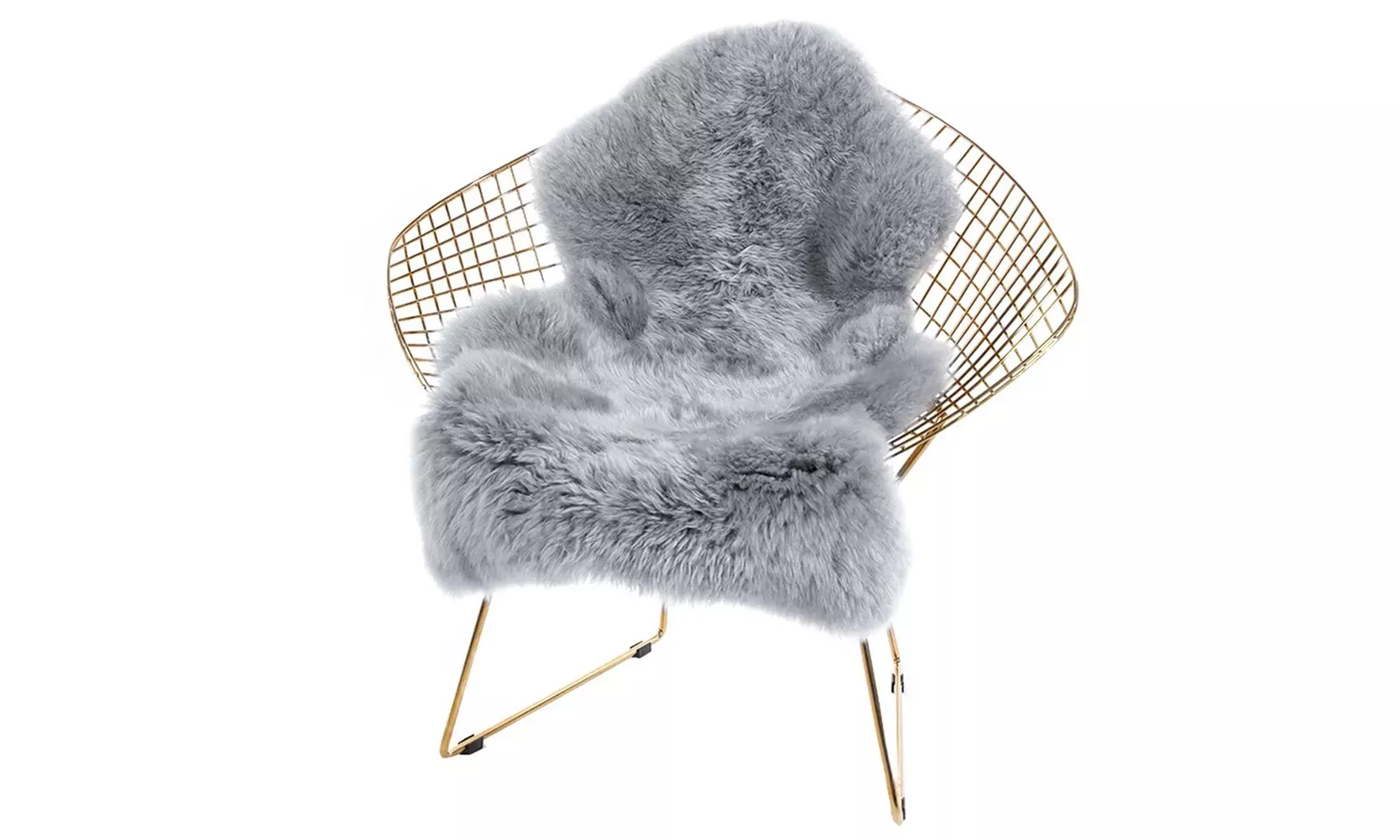 Fur Sheepskin Silky Seat Cushion, Home Decor Long Wool Area Rugs Carpet - Primary Image