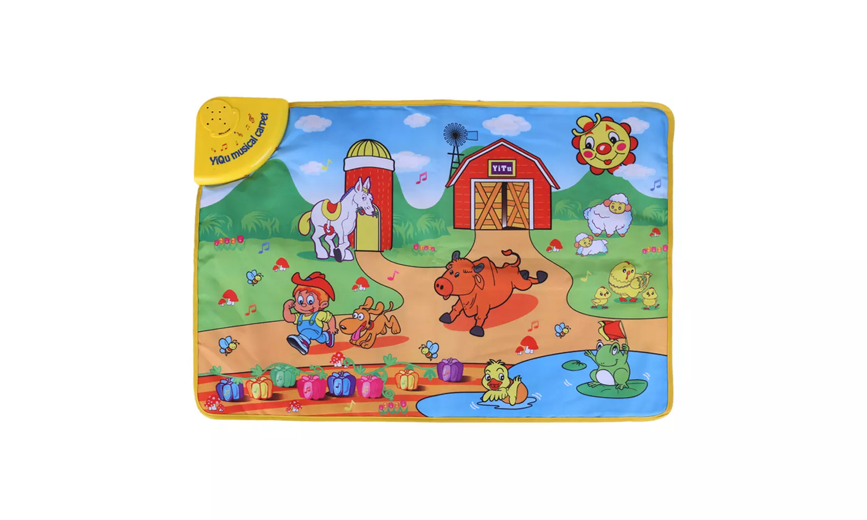 Musical Piano Mat Piano Keyboard Play Mat Electronic Educational Musical Blanket - Primary Image