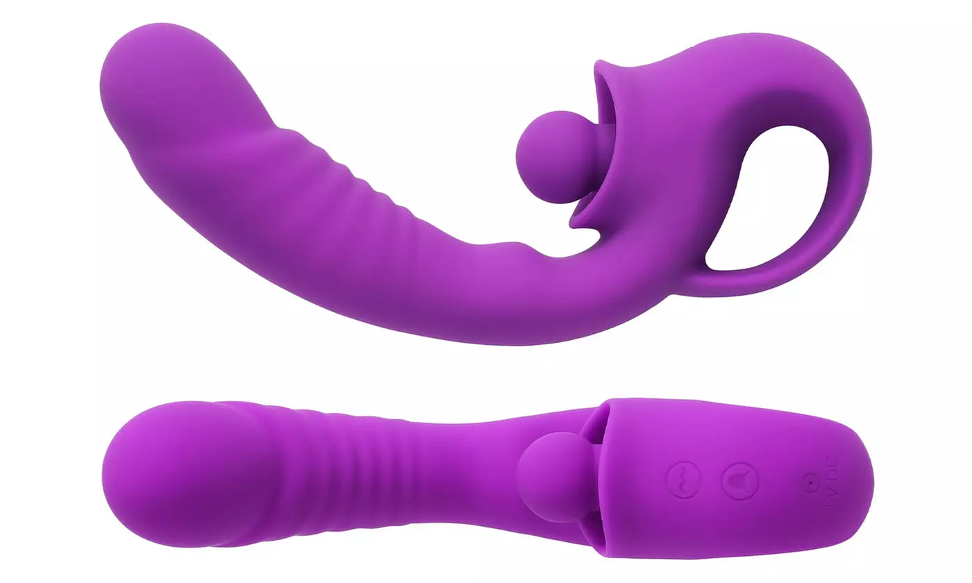 Clitoral Tapping Rabbit Vibrator for Clit G Spot Triple Stimulation