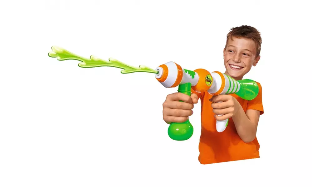 Slime Blaster Gun & Gelli/Slime-Ooze Baff with Bendable Figures! - Primary Image