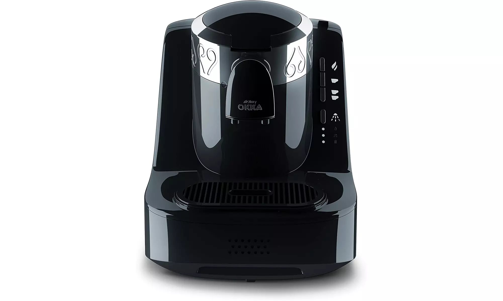 Arzum Okka Automatic Turkish Coffee Maker Machine - 120V - Black/Copper - NSF - Second Medium