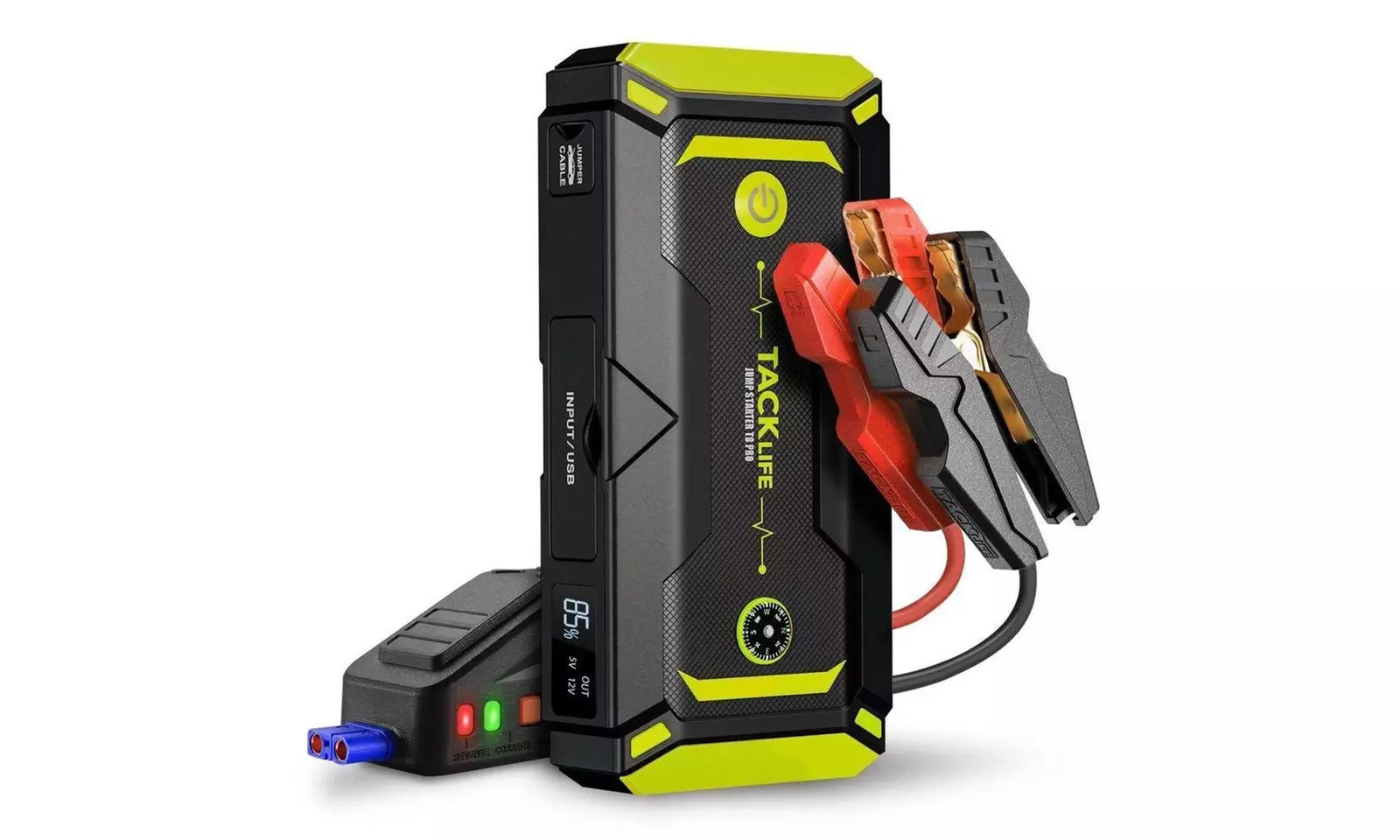 TackLife T8 Professional 1200A Peak 18000mAh Water-Resistant Car Jump Starter  - Primary Image