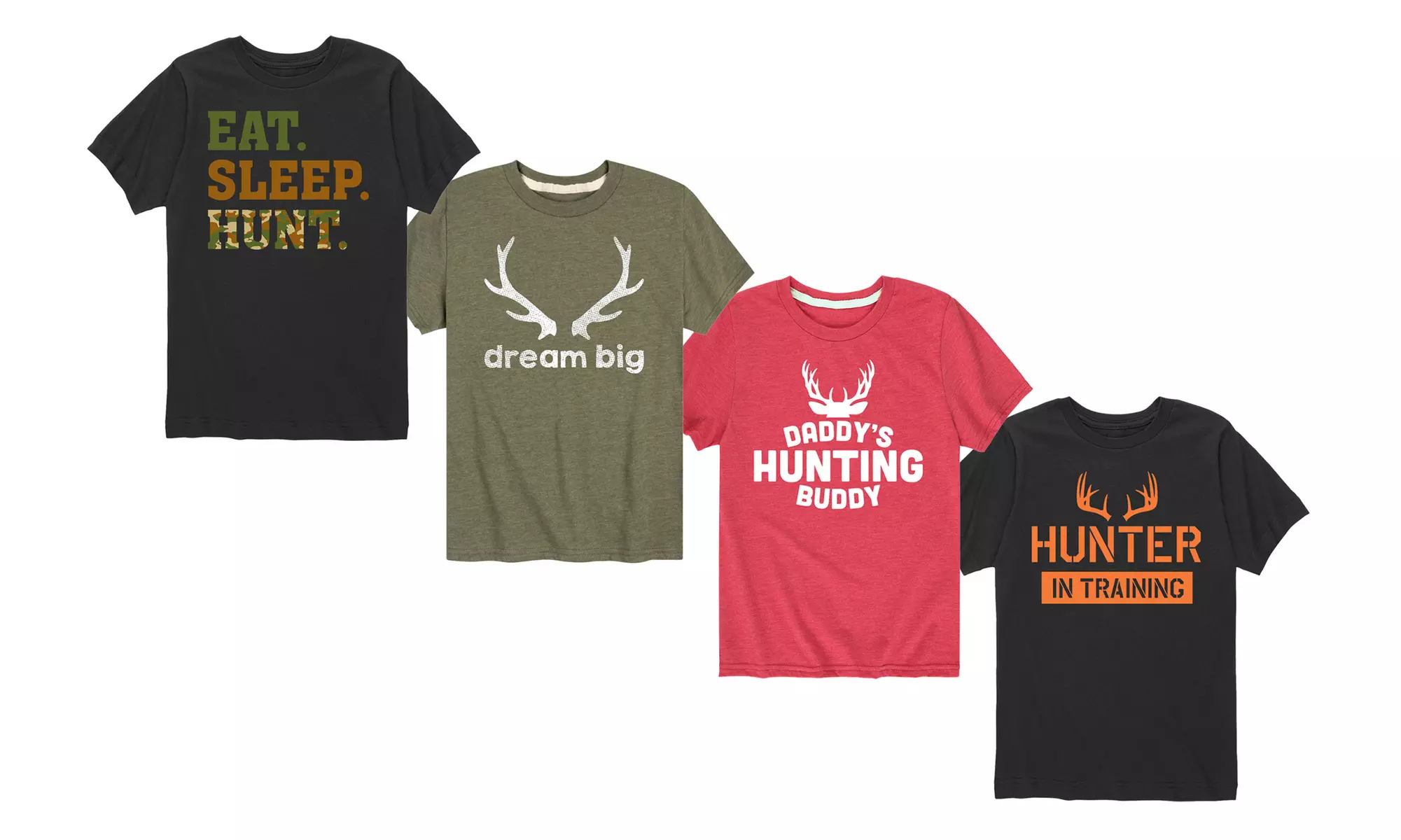 Instant Message: Daddy's Hunting Buddy Kids Tees  - Primary Image