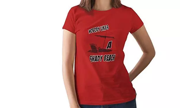 Funny Nobody Likes A Shady Beach Vacation Fashion Womens Tshirt - Second Medium