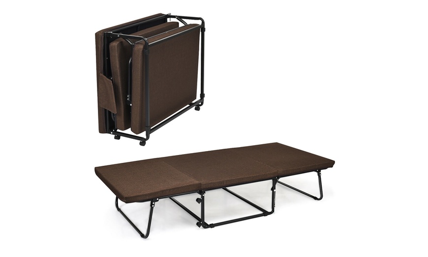 costway folding sleeper bed