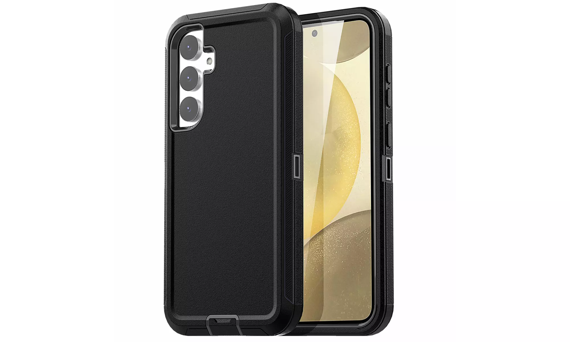 For Samsung Galaxy S24 Plus Case Heavy Duty Shockproof Hybrid Rubber Cover