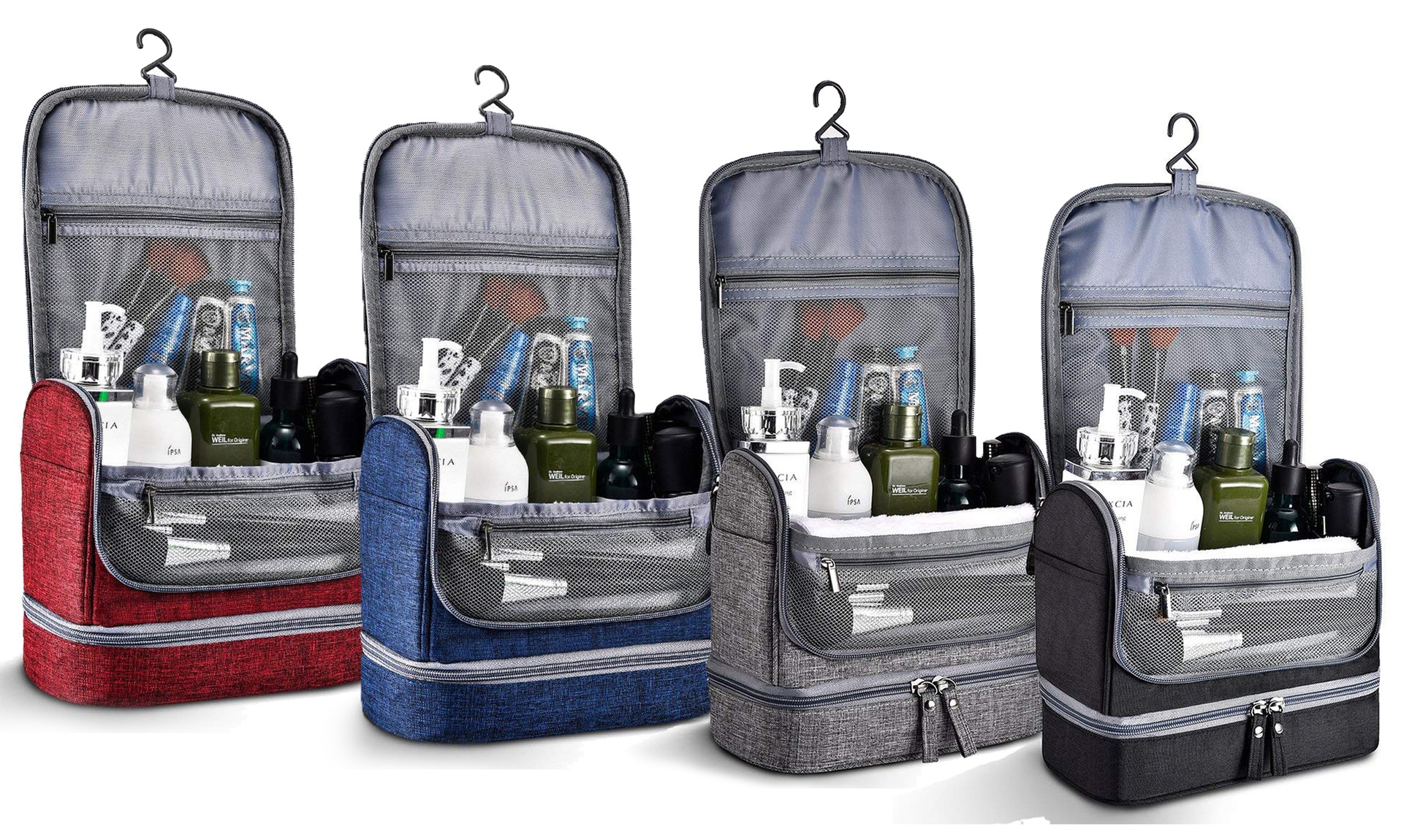 Waterproof Hanging Travel Toiletry Bag for Men and Women