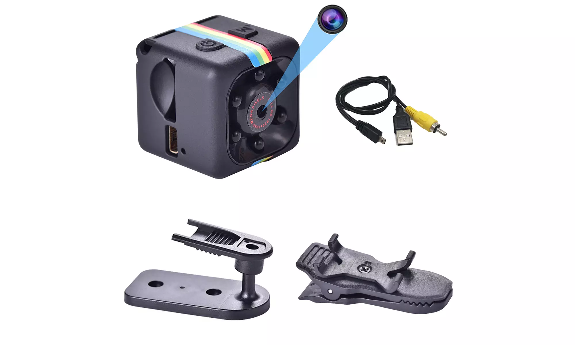 Mini Smart Camera 1080P HD Night Vision Motion Detection/Take Picture/Record - Primary Image