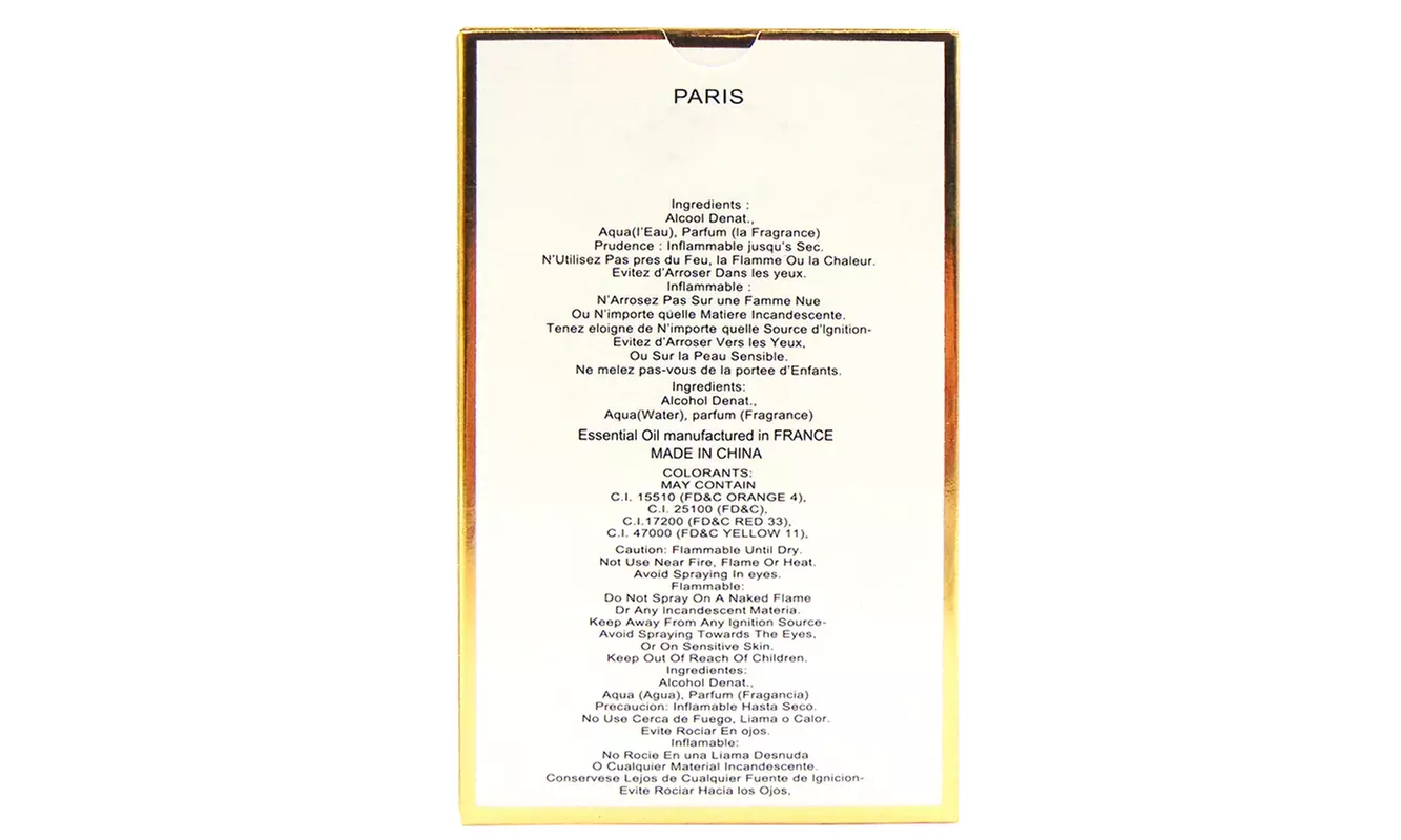 PARIS FOR HER for Women Eau de Parfum Natural Spray Sensual Fragrance 3.4 Fl Oz - Second Medium