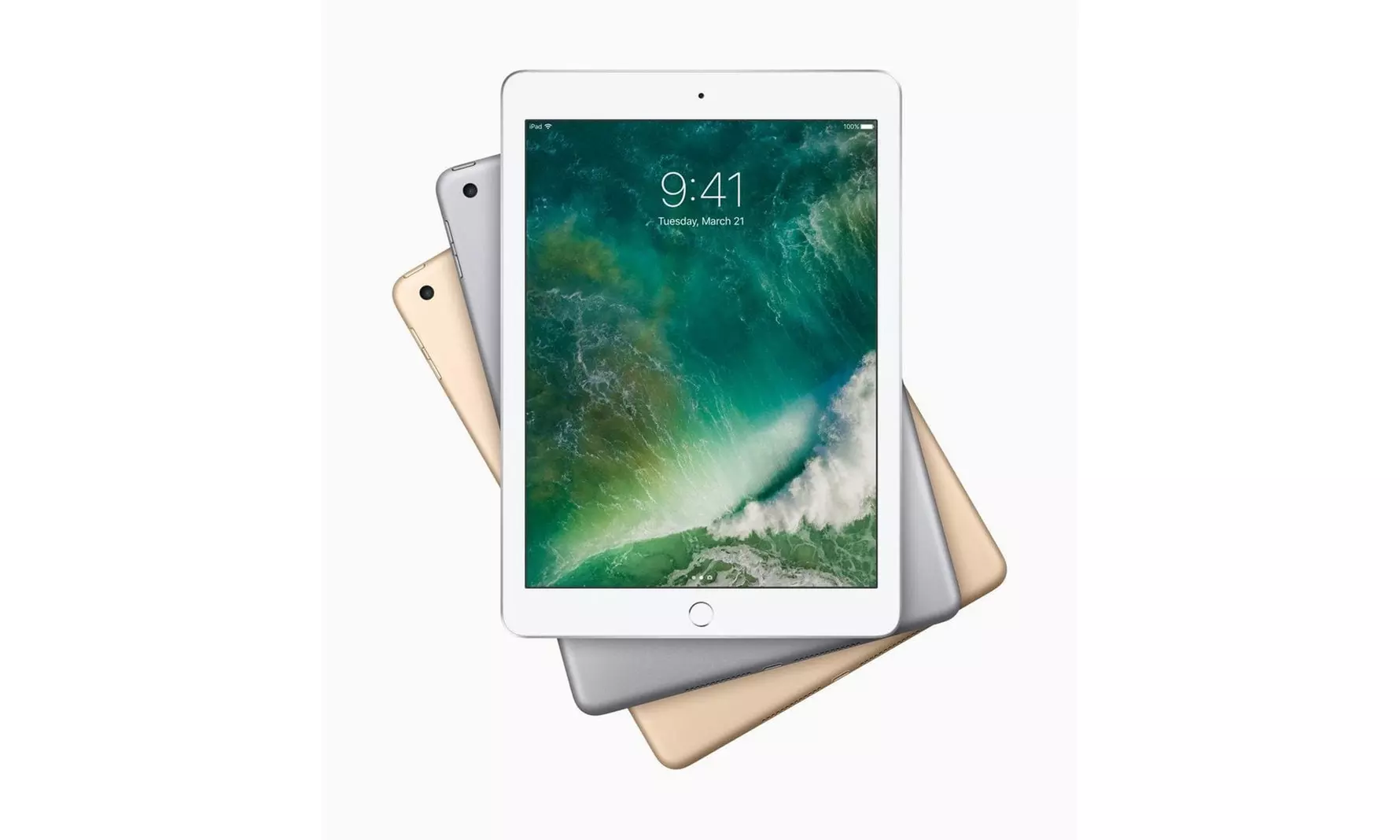 Apple iPad 5th Gen. 128GB 32GB Silver or Gray Wi-Fi Tablet (Refurbished A-Grade) - Primary Image