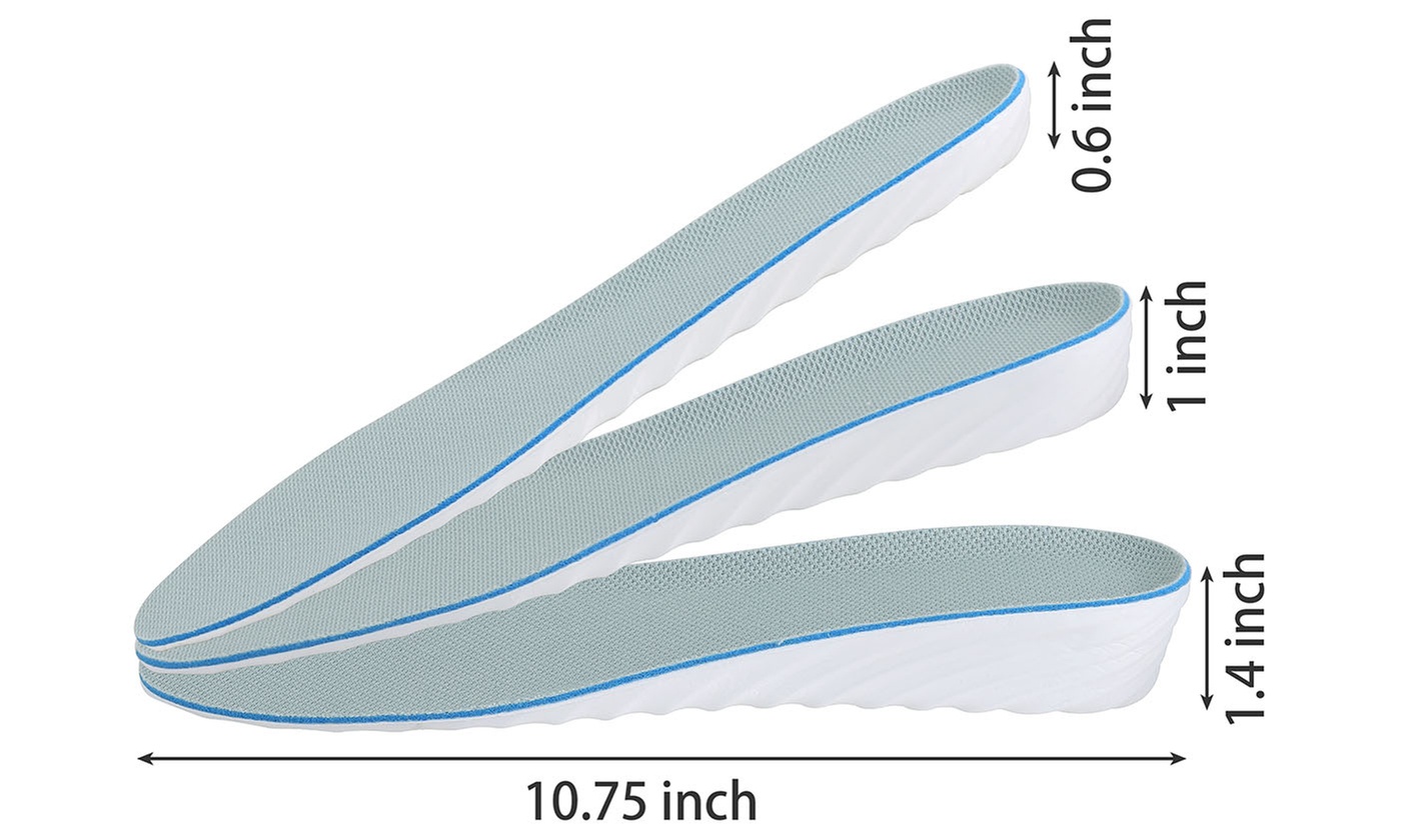 Invisible Height Increase Insoles for Heel Lift 