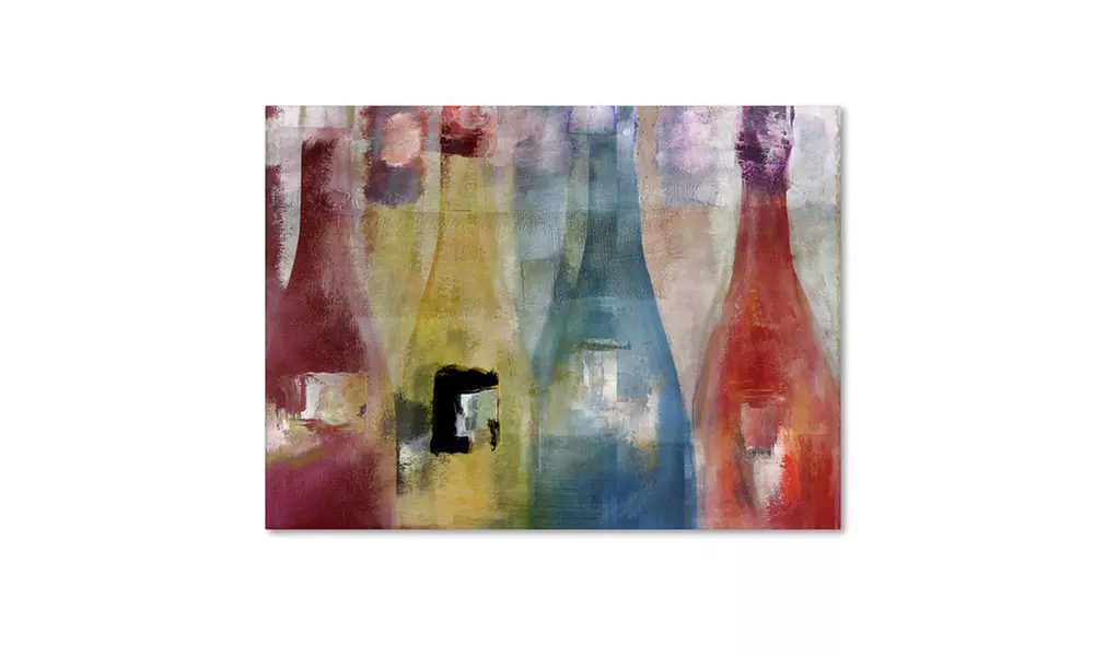 Color Bakery 'Bouteilles II' Canvas Art - Primary Image