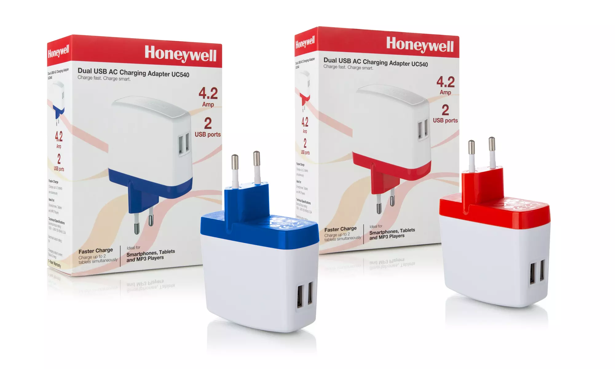 Honeywell Dual AC Charging Adapter - Primary Image
