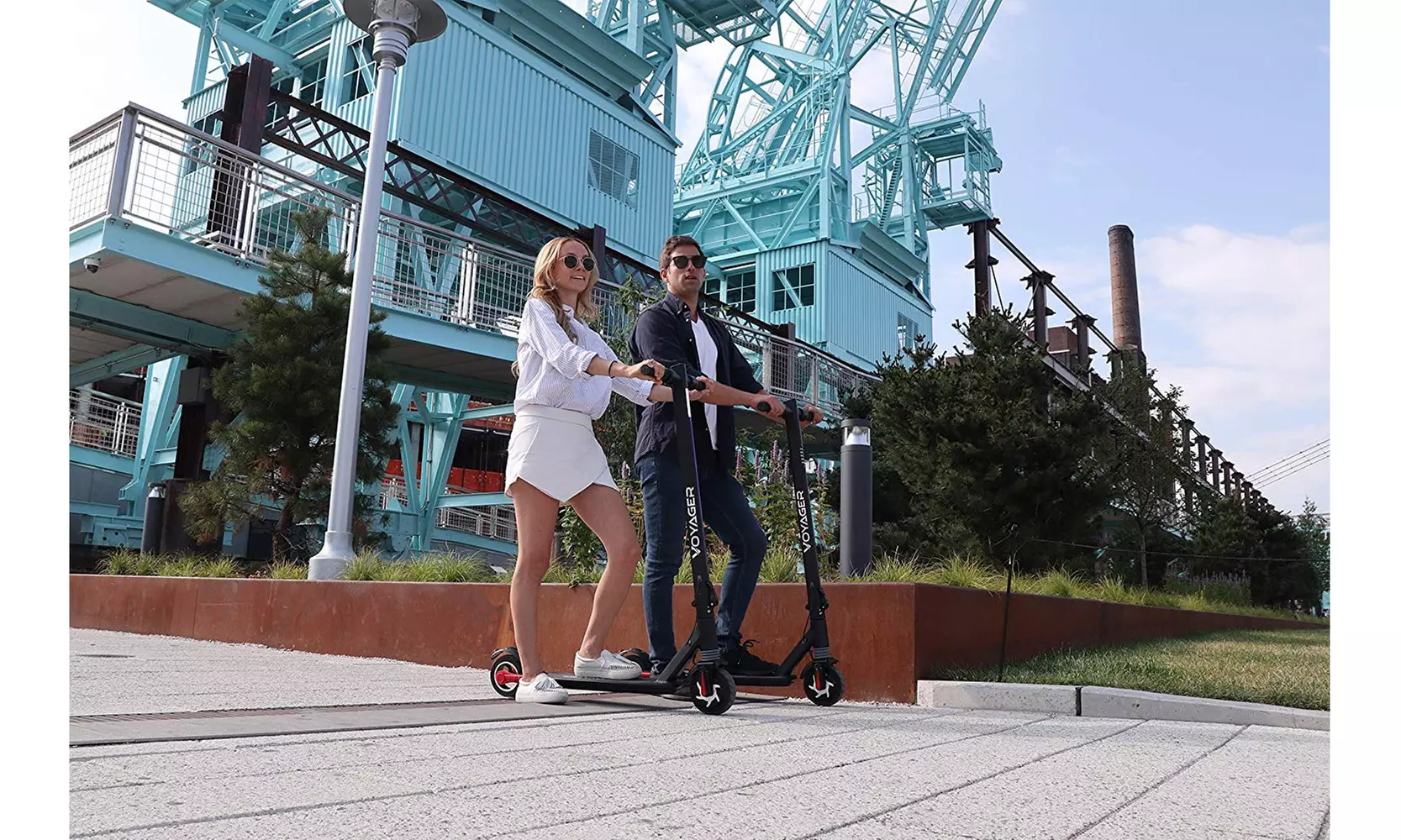 Voyager Ion Foldable Electric Scooter with LCD Display LED Headlight - Second Medium