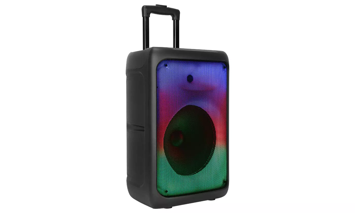 Kocaso Portable Bluetooth Party Speaker Karaoke Speaker with Colorful Lights