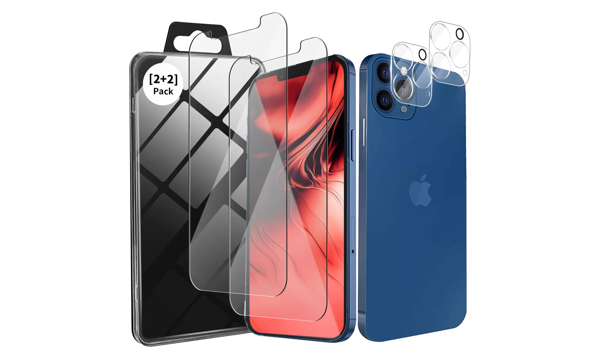 For iPhone 13 Pro Max Privacy Screen Protector Lens Anti-Fingerprint