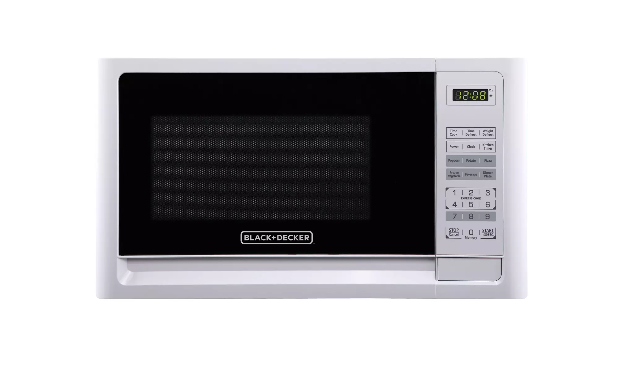 Black & Decker EM031MFO-X1 1.1 Cu. Ft. Digital Microwave, White - Primary Image
