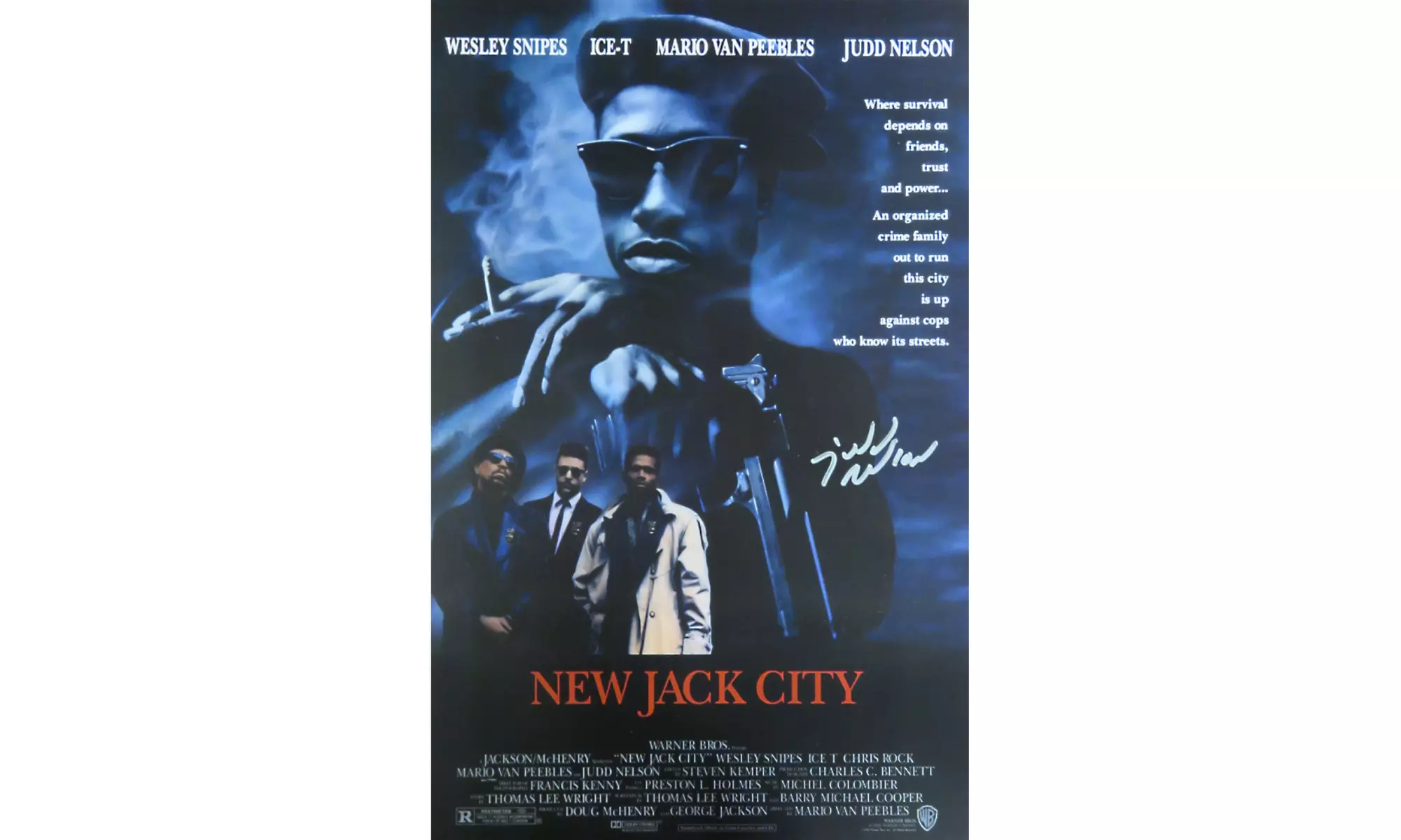 Judd Nelson Signed New Jack City 11x17 Movie Poster - Primary Image