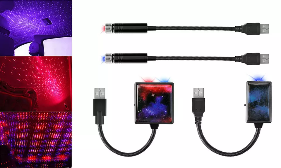 LED Star Galaxy Projector Light USB Plug In - Primary Image