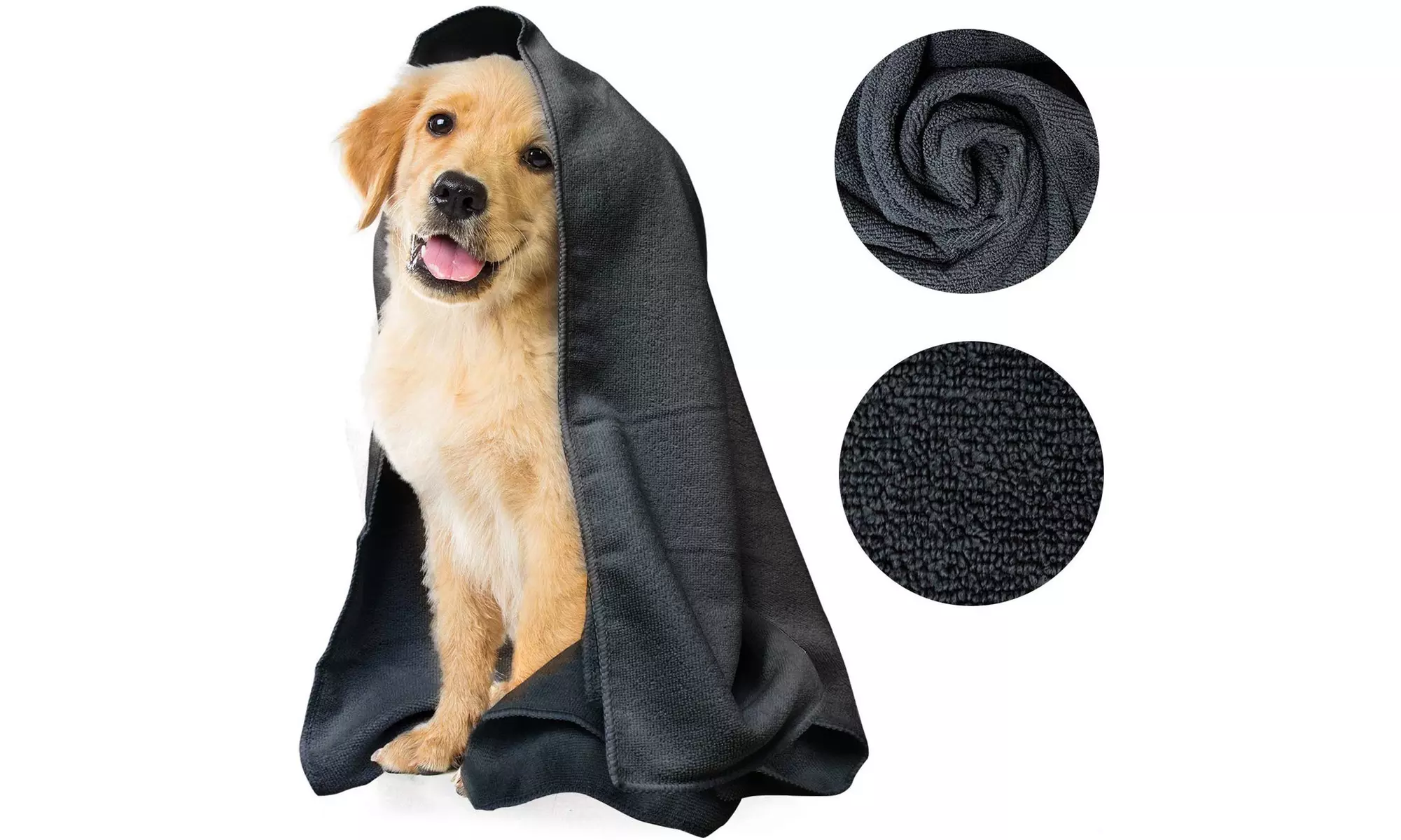 Microfiber XL Drying Dog Towel 45" x 28" - Second Medium