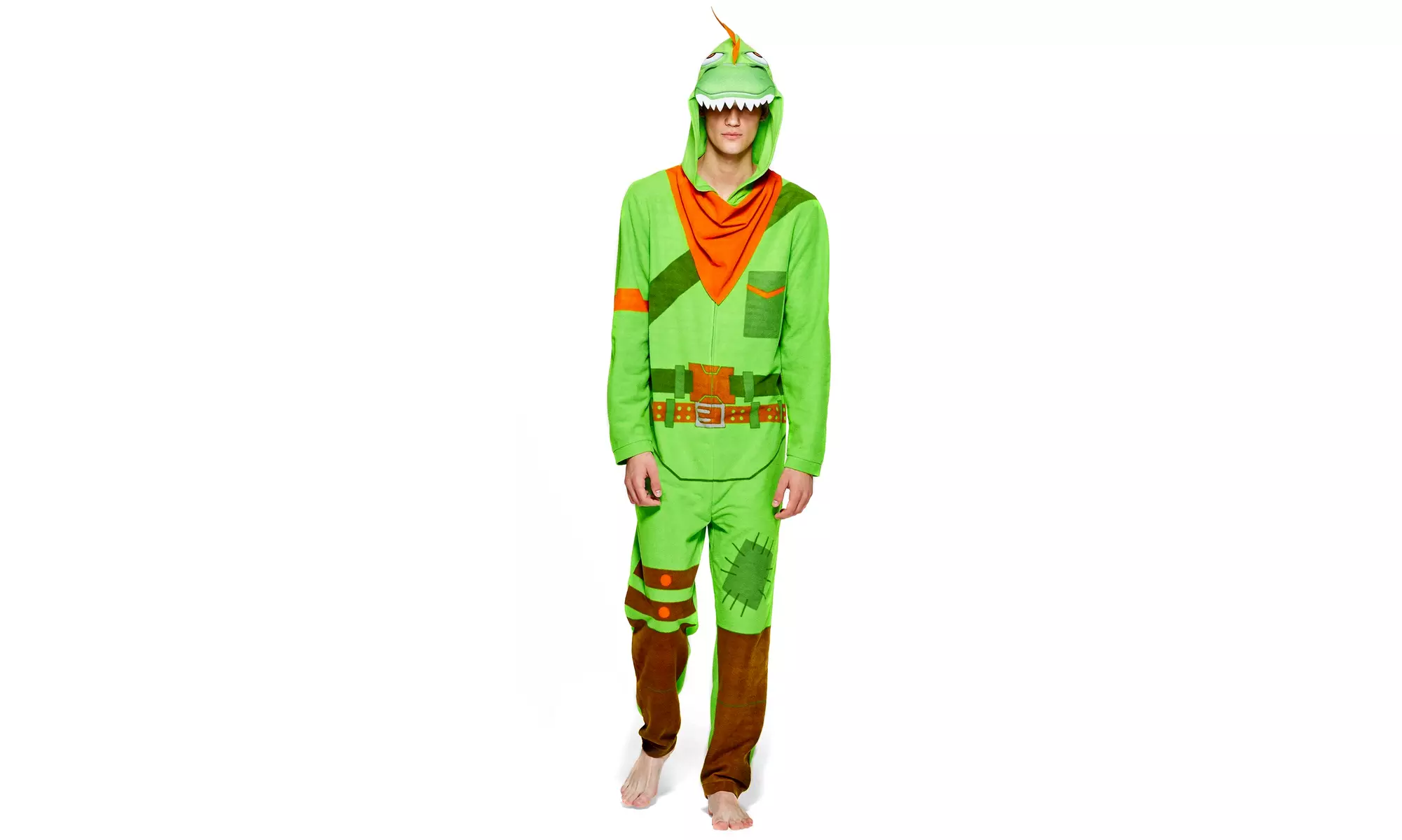 Fortnite Mens Rex Onesie Costume Pajama - Primary Image