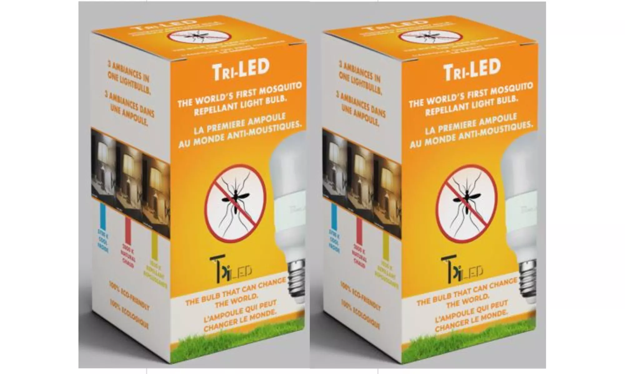Tri-Led Mosquito Repellant Light Bulb in One or Two packs - Second Medium