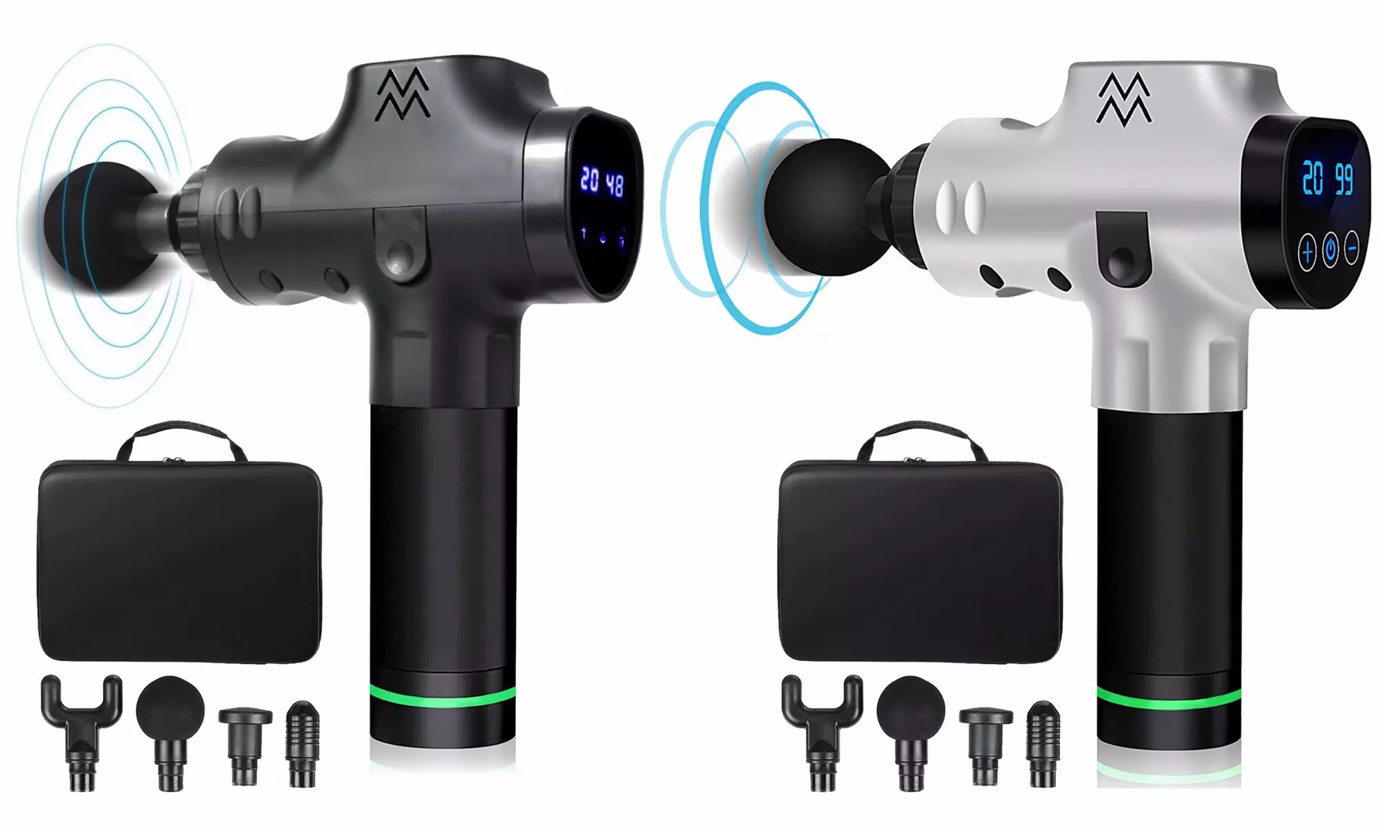 Massage Gun Deep Tissue Percussion Muscle Massager Tool Handheld Sports Drill - Primary Image