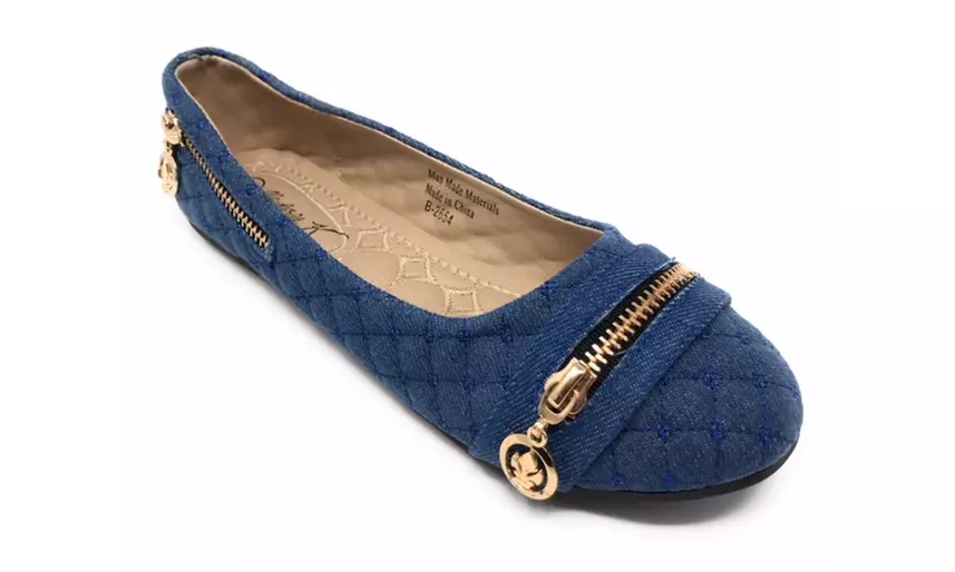 VICTORIA K DENIM  Fashion   Flats - Primary Image